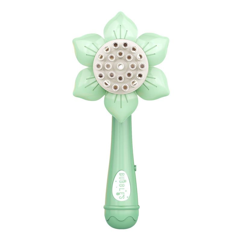 23 Hole Bubble Machine Sunflower Bubble Gun Stick Electric Bubble Blower Outdoor Fun Toys Bubble Machine Toy for Children