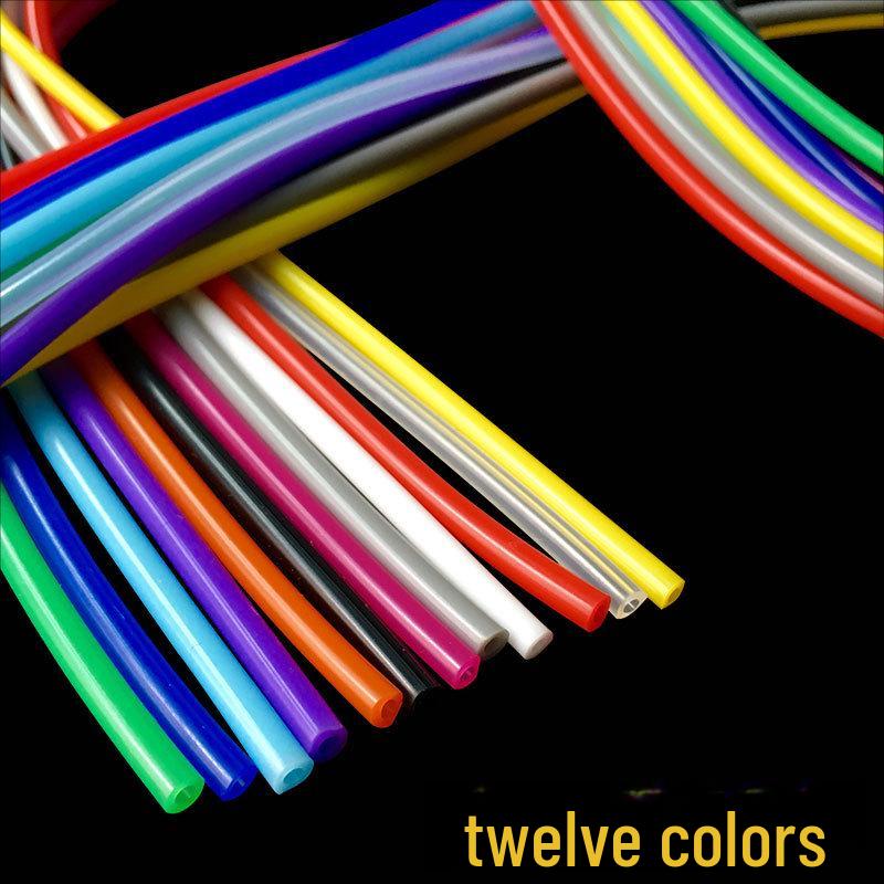 Экологически чистый высокотемпературный силиконовый шланг, пищевой, зеленый, внутренний диаметр 6 мм, наружный диаметр 8 мм