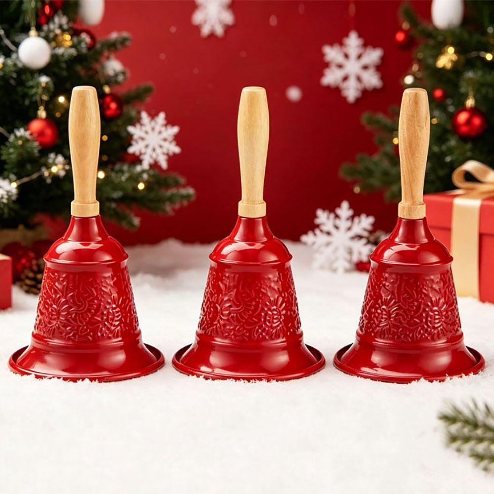 Ornament Christmas Hand Bell Jingle Sound Santa Claus Jingle Bells Holiday Celebration