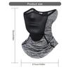 Outdoor Cycling Headwear Neck Gaiter Snood Ice Silk Tube Scarf Headbands Breathable Bandanas Face Mask