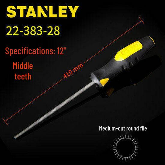 Набор напильников Stanley Tools: Плоские, Квадратные, Круглые напильники (6, 8, 10, 12 дюймов)