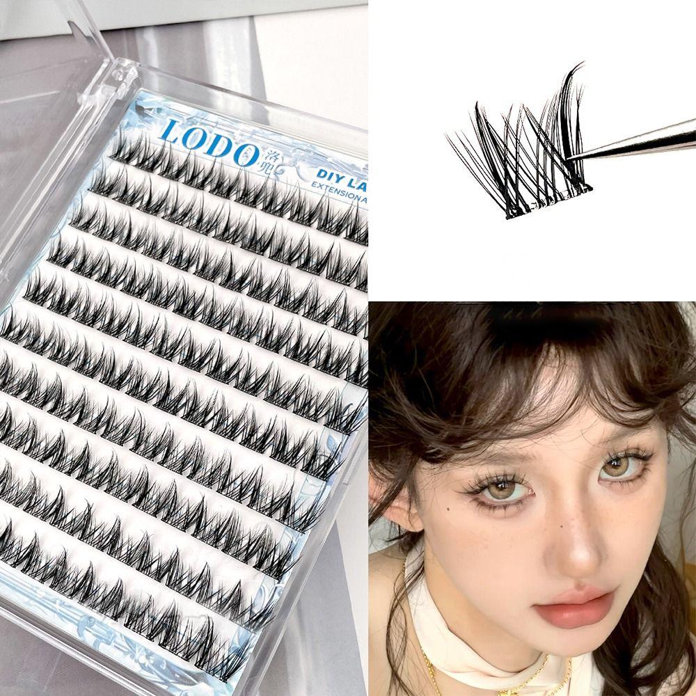 120 шт. Накладные ресницы для начинающих без клея в стиле мыши, DIY наращивание ресниц для женщин