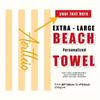 Customized Beach Towel Striped Pattern Personalized Absorbent Bath Towel Quick-drying Swimming Towel For Beach Swimming Outdoor