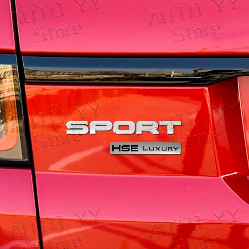 3D Хромированный Металл HSE SDV6 SDV8 Люксовый Логотип Эмблема Наклейка на Крыло и Багажник Автомобиля Для Sport Discovery Evoque Декор