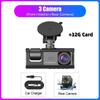 Car DVR HD 1080P Dash Camera IPS Video Recorder Cycle Dashcam Mirror Driving Recorder Night Vision