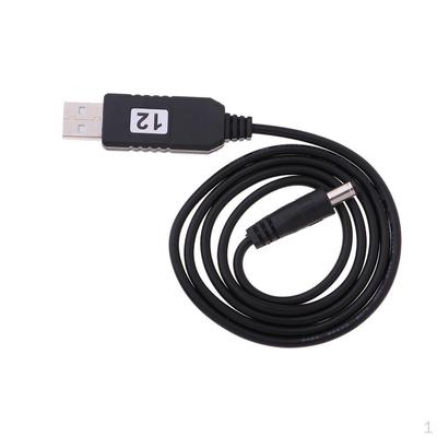 USB-кабель преобразователя напряжения V в постоянный ток 12 В с 5,5x2,1 мм