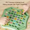 Kids Memory Reversi Chess Game 2 To 4 Players Animal Fruit Flipping Chess Matching Game Focus Training Toddlers Educational Memory Challenge Toy