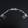 Hair Accessories Beautiful Hair Comb Pin Clip Bridal Prom Silver Wedding Flower Pearls Crystal