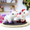 Mascot Vintage Pony Plush Keychain PP Cotton Chinese Horse Plush Keyring  Chinese New Year Gift