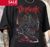 Футболка Berserk, Футболка с японским аниме, Унисекс футболка