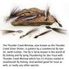 2 шт. приманка для ловли рыбы Thunder Creek Minnow Fly, светящиеся стримеры Bucktail 3D, рыбий глаз, мелкая рыбка, смолт, морская форель, окунь, щука, приманка для ловли рыбы