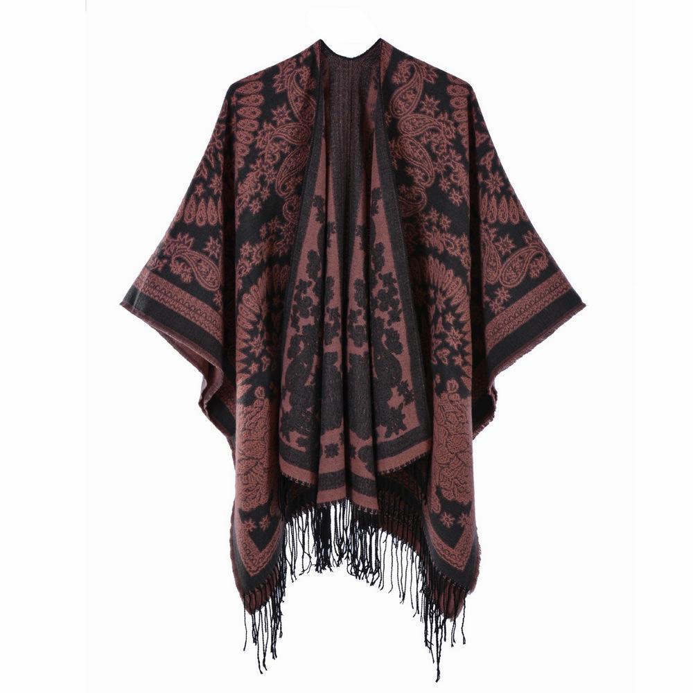 Stylish Ethnic-Style Warm Shawl: Perfect for Travel In Yunnan & Tibet, Summer Imitation Cashmere Scarf for Women