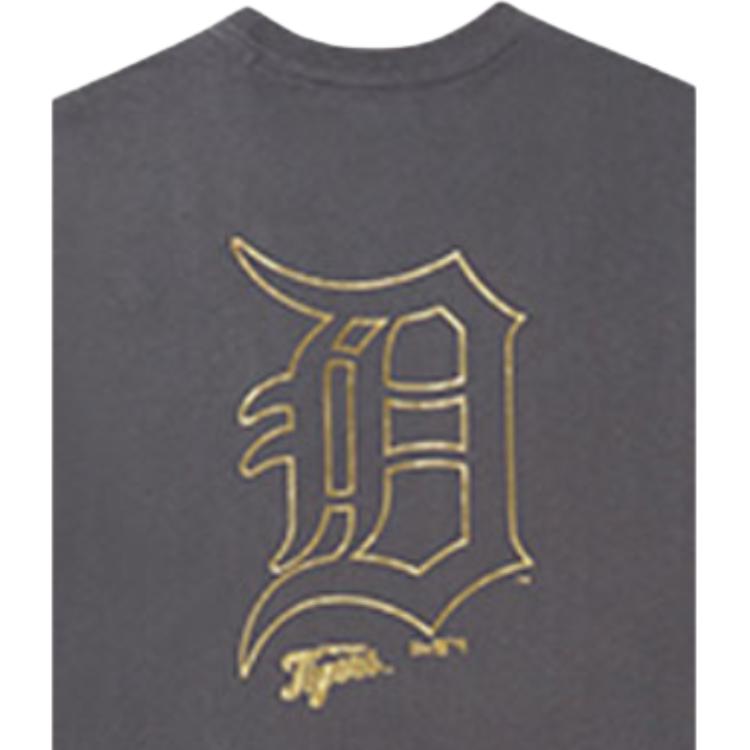 New Era Т- Футболка унисекс с круглым вырезом Detroit Tigers Темно-серый 12845015