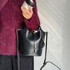 Ретро сумка для мамы и ребенка женская новая модная зимняя портативная сумка-ведро повседневная универсальная сумка-мессенджер для поездок