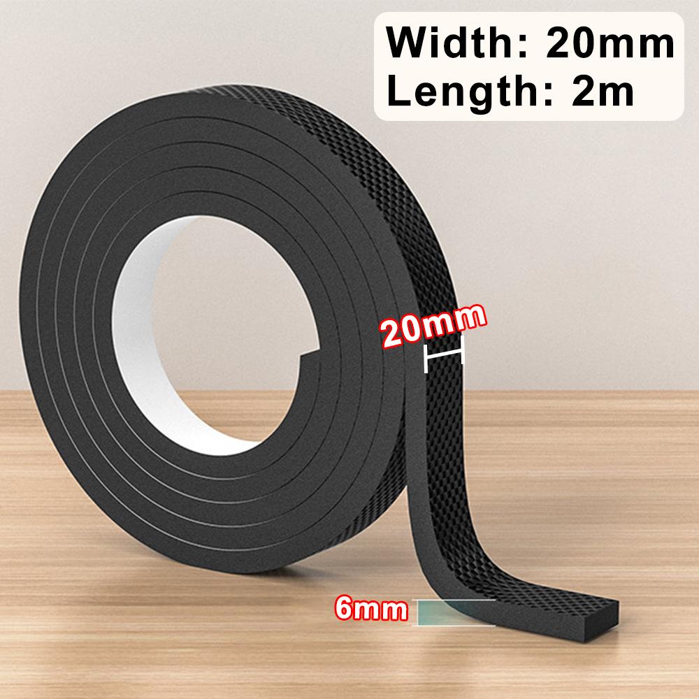 Non Slip Furniture Pads Thicken Self Adhesive Rubber Chairs Tables Leg Protector Noise Redu Floor Wall Bumper Strips DIY Shape
