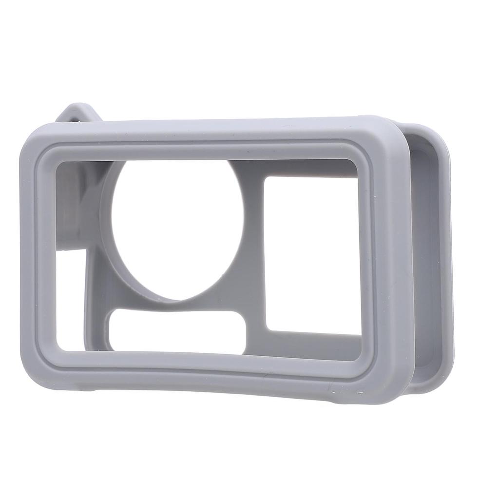 Silicone Case for Action 5 Pro Washable Soft Anti Collision Sports Camera Silicone Cover with Lens Lanyard