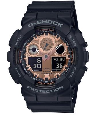 Casio G-Shock GA-100MMC-1AJF Черный Розовое Золото Япония