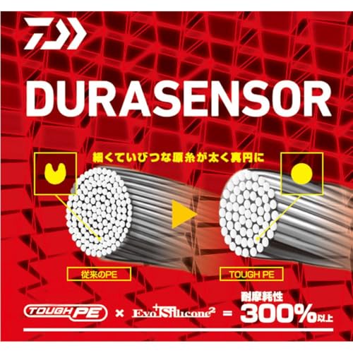 Daiwa (DAIWA) PE Line UVF Saltiga Dura Sensor X8+Si2 #2 300m Multicolor