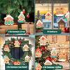 12pcs/Set Gingerbread House Pendants Christmas Tree Hanging Ornament 2025 Noel Navidad Home Decoration New Year Gift 2026