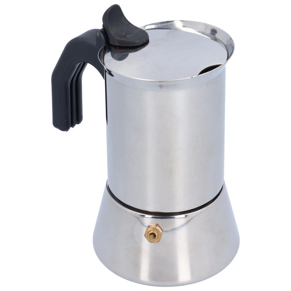 Mirror Polishing Finish Stainless Steel Coffee Pot Stovetop Espresso Maker Outdoor Brewing