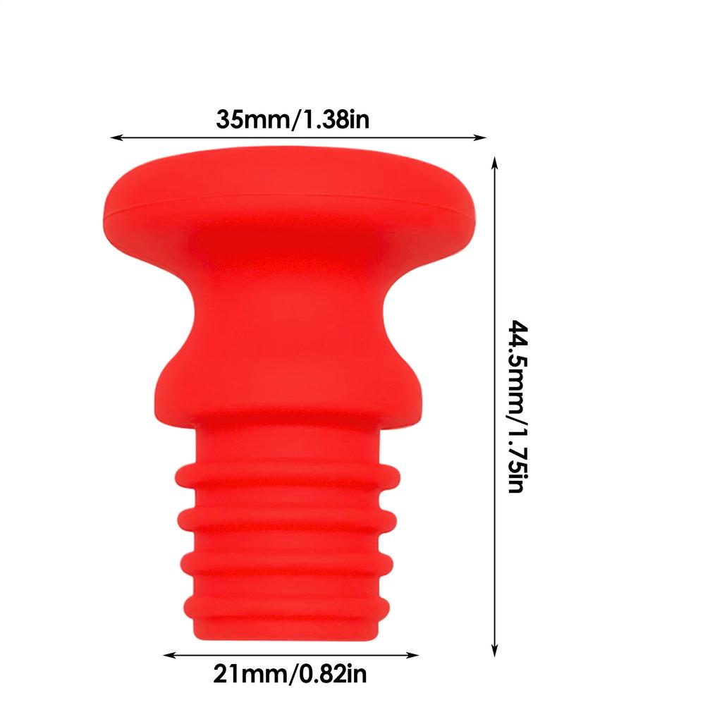1PC Silicone Bottle Stopper Bottle Cap Wine Cork Wine Pourer Stopper Bottle Cap Cute Top Hat Preservation Gel Cork Strip