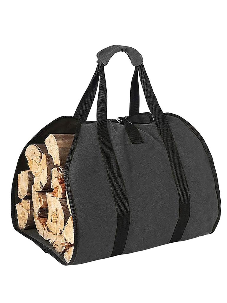 1 шт. Сумка-переноска для дров, брезентовый держатель для дров, очень большой, прочный для каминов, дровяных печей, дров, поленьев, лагеря