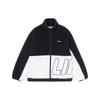 Li-Ning Sports Fashion Series Large Logo Color Block Sherpa Jacket Unisex Jacket Black AFDR910-1