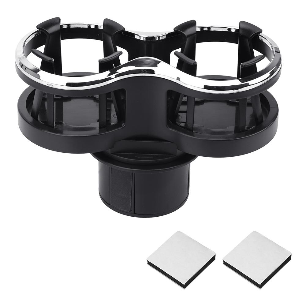 Car-styling Glasses Phone Organizer Car Mounted Glass Rack Tea Cup Stand Bracket Car Cup Holder Dual Drinking Bottle Holder