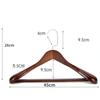 3pcs Non Slip Wide Shoulder Hanger Wooden Heavy Duty Strong Coat Hangers,Smooth Finish 360° Swivel Hook Solid Wood Hangers Shirt Suit Closet Organizer