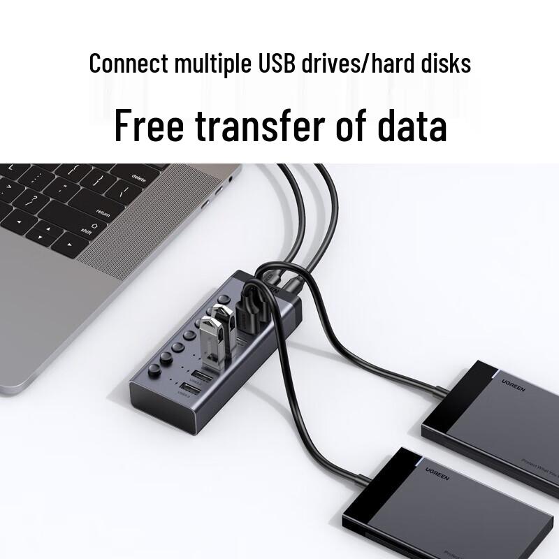 UGREEN USB 3.0 7-Port Powered Hub
