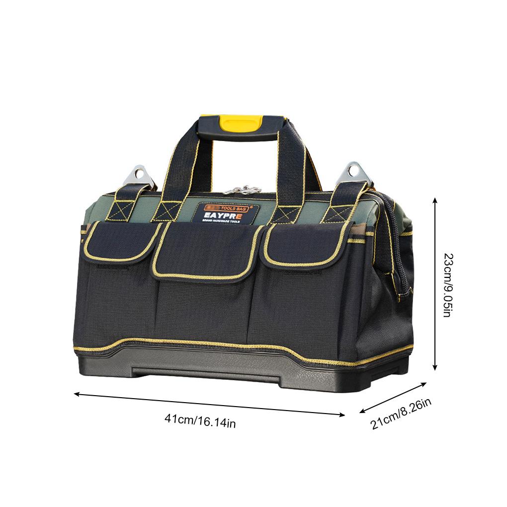 Сумка для инструментов, большая вместимость, чехол для хранения, ткань Оксфорд 1680D, дорожный набор инструментов, отвертка, рулетка, органайзер, упаковка 20 дюймов