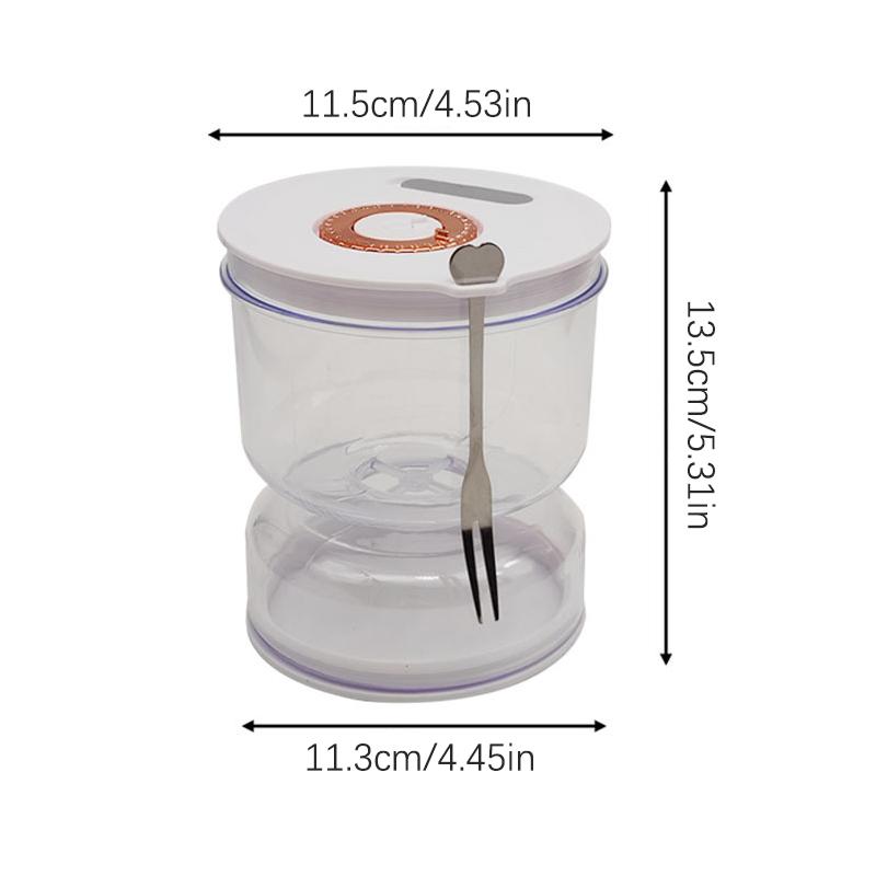 Pickles Jar Dry And Wet Dispenser Pickle And Olives Jar Cucumber Container For Kitchen Juice Separator Tool