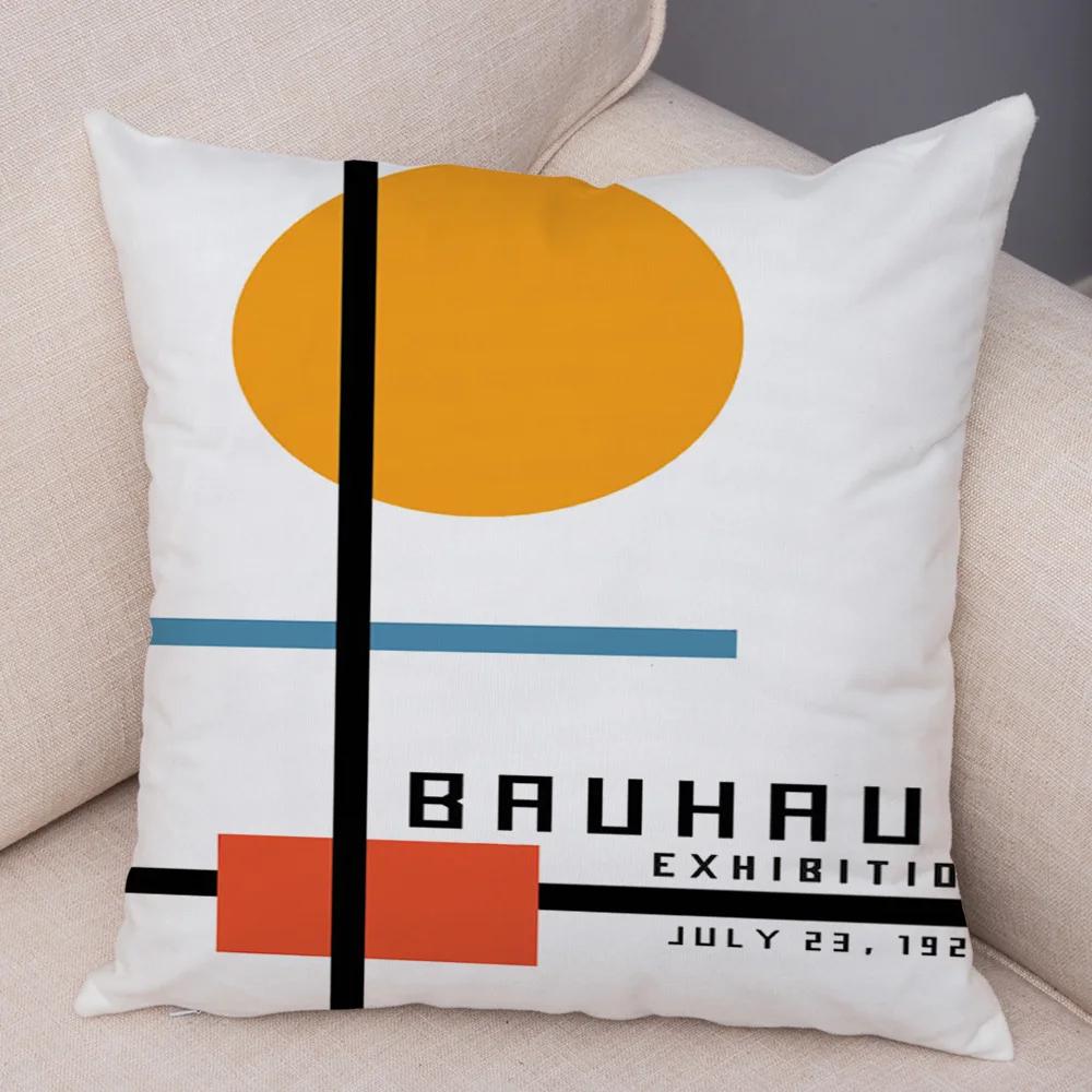 Piet Mondrian Geometric Line Color Block Pillowcase Soft Plush Throw Cushion Cover Decor Nordic Style Pillow Case for Sofa Home