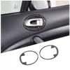 Soft Carbon Fiber Car Inner Door Bowl Handle Frame Trim Sticker For Mitsubishi Eclipse 2006-2011 Auto Interior