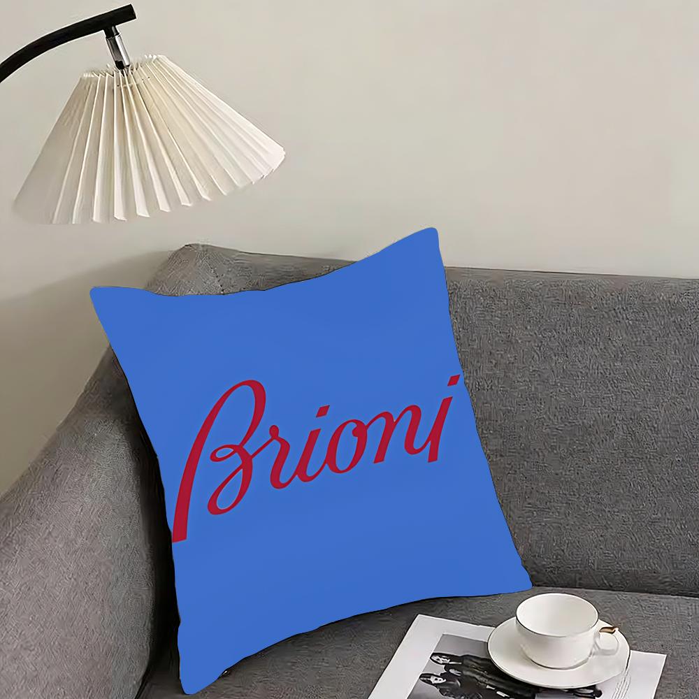 Classic Brand BBrioniS Cushion Cover Pillowcase Ultra Soft Skin Friendly Fabric Cloud Like Comfort Concealed Zipper
