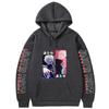 Gojo Satoru Jujutsu Kaisen Manga Graphic Printed Hoodies Vintage Hooded Oversized Long Sleeves Cotton Hoodie Men Women Clothes