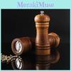 Деревянный набор мельниц для соли и перца, античная отделка, для кулинарной подготовки, кухонный декор