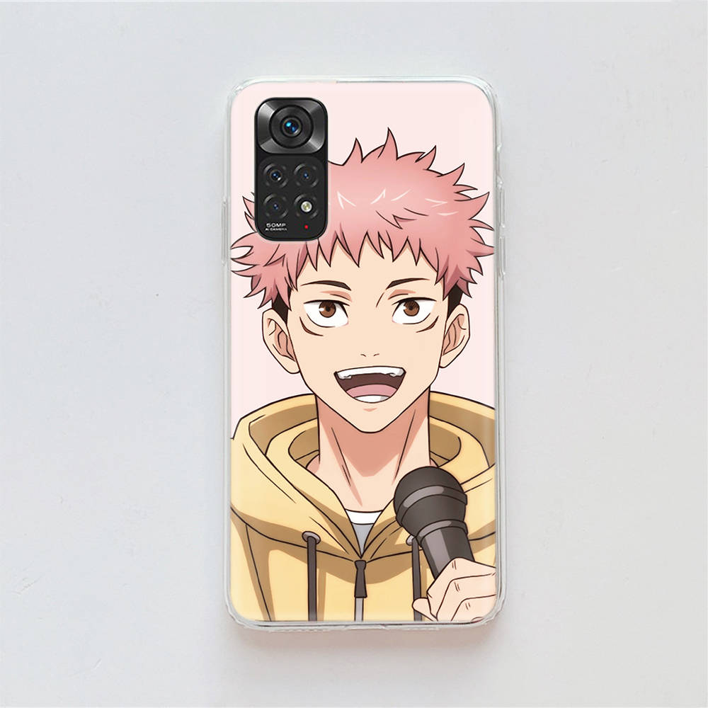 Чехол DT17Jujutsu Kaisen для Samsung A04 A14 A23 A34 A54 M23 M33 M52 M53 Realme 10 9 C30S C35 C55 VIVO Y02S Y21 Y33S Y51 X80 Pro Прозрачный чехол