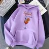 2025 Bee Happy Lovely Hooded Pullovers Women and Men Cute Graphic Hoodie Casual Autumn_winter Loose Sweatshirt Cartoon Comic Clo