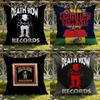 D-Death R-Row Records Наволочка для подушки Домашняя и автомобильная Двухсценная наволочка: Двусторонняя конструкция для максимального комфорта