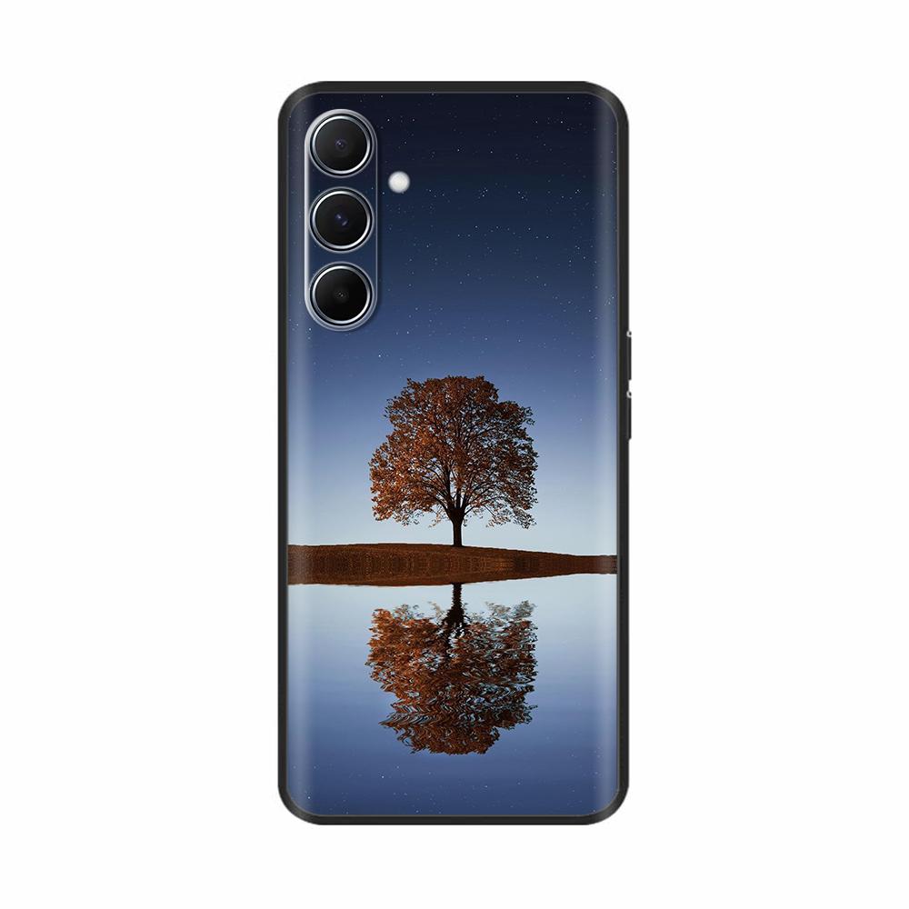 Силиконовый чехол для телефона Samsung Galaxy A26 A36 A56 A16 5G Ударопрочный корпус Мягкая черная окрашенная задняя крышка Fundas Cases Coque Para