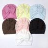 Spring and Summer New Children's Hats, Cute Solid Color Bows, Breathable and Cool Baby Caps, Baby Hats