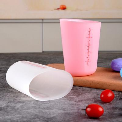 Многоразовый мерный стакан 250/500 мл с круглым горлышком, легко чистится своими руками