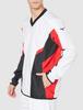 Tennis Wear Windbreaker Shirt Long Sleeve Fully Lined Mesh Water Repellent 62JE1002 White X Black XS [Mizuno] V-Neck