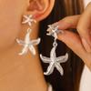 Bohemian Starfish Dangle Earrings Golden Starfish Drop Earrings Starfish Stud Earrings  Lady/Gifts