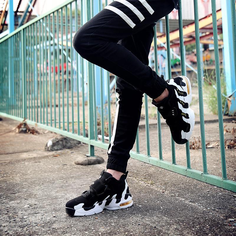 Спортивная обувь на воздушной подушке для молодых студентов мужского пола, обувь для спорта и отдыха с увеличенной внутренней высотой, кроссовки для прогулок для пар