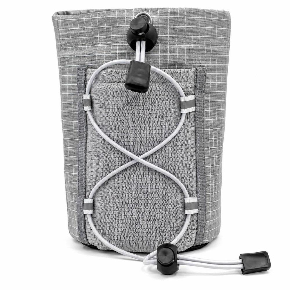Adjustable Strap Water Bottle Pouch Mesh Drinkware Attachment Durable Hydration Sleeve  Camping