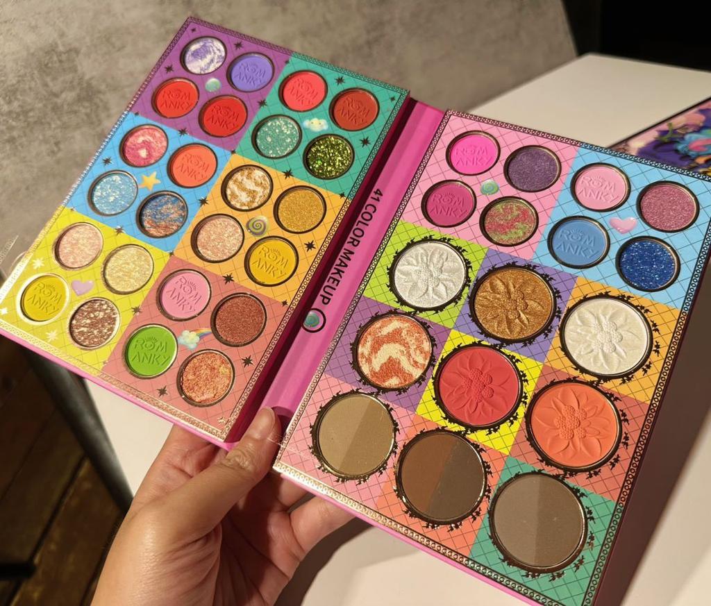 Палитра теней «три в одном», 41 цвет, многофункциональная палитра теней для сценических выступлений