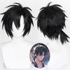 Lu Guang Cosplay Wig Anime Cheng Xiaoshi Short White/ Black Heat Resistant Synthetic Hair Halloween Party Wigs + Wig Cap