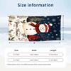 Winter Snowman Celebration Theme Quick Dry Beach Towel Custom Name Text Print Large Sand Resistant Towel Beach Vacation